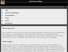 Tablet Screenshot of johnsciacca.com